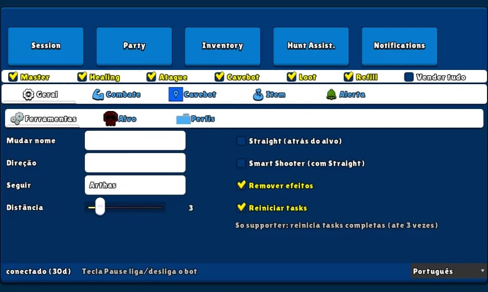 2. Como o painel funciona