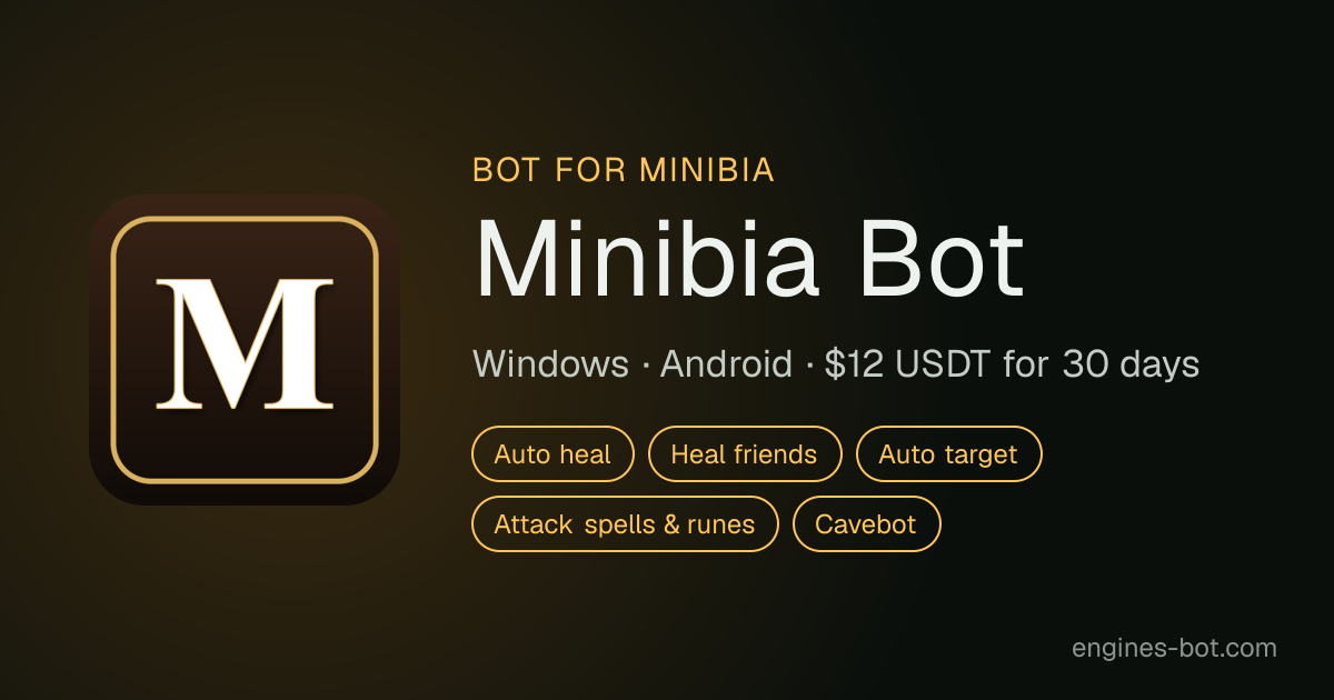Attack — Minibia Bot guide